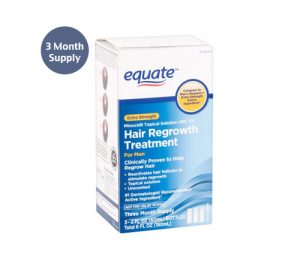 Equate Extra Strength Minoxidil Hair Regrowth Treatment for Men (3 Month Supply)